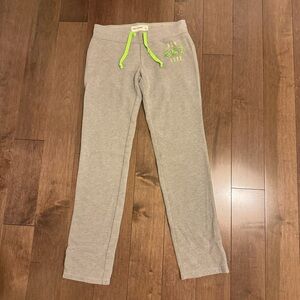 Abercrombie Y2K Low Waisted Gray Sweatpants